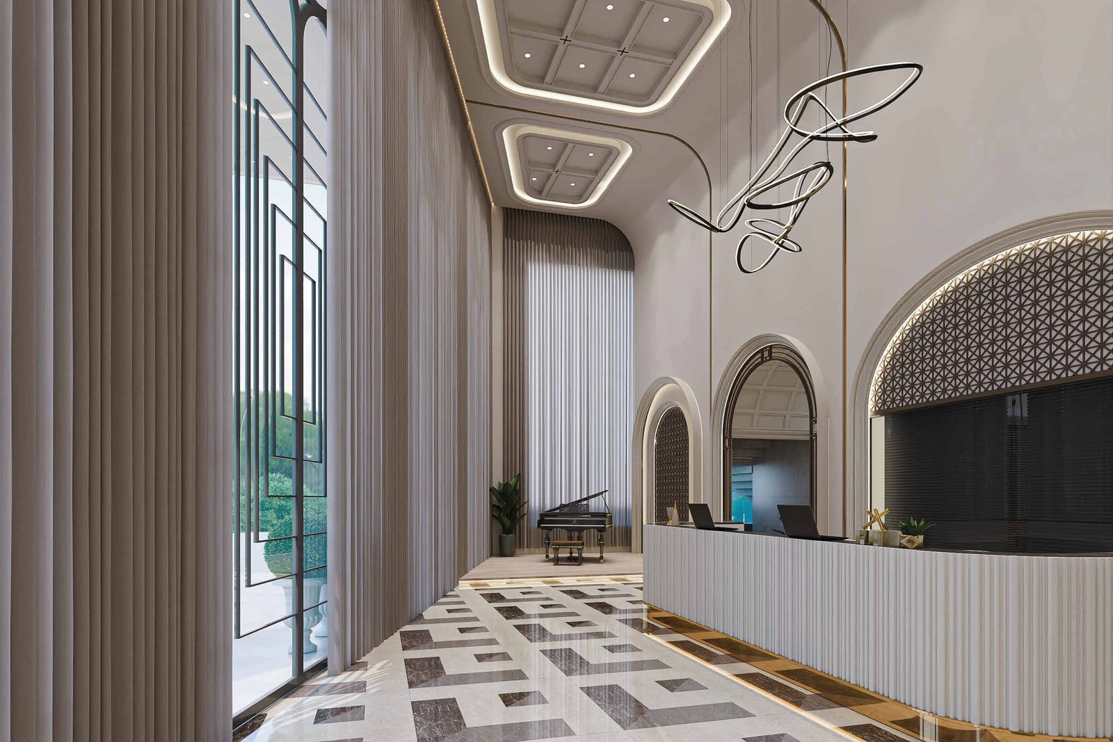 The Valley – Luxury Living & Grand Lobby